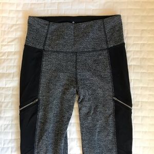 Athleta Leggings With Side Zippers